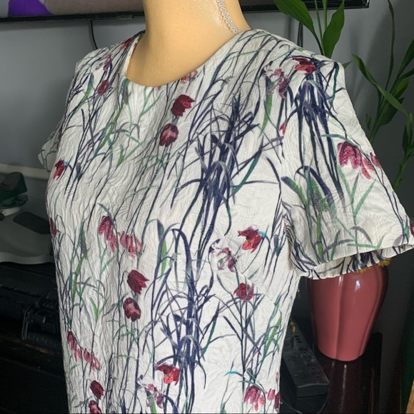 Anthropologie | Anthro Sam & Lavi Jacquard Bijou Floral Dress Size: S - Picture 4 of 10